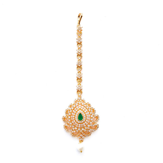 diamond maang tikka