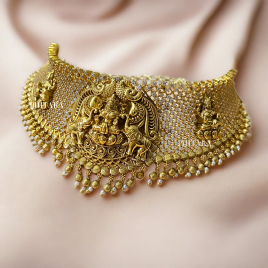 bridal temple jewellery choker set