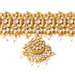 pink kundan choker set