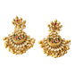red green kundan choker set