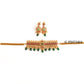 Small choker with green beads