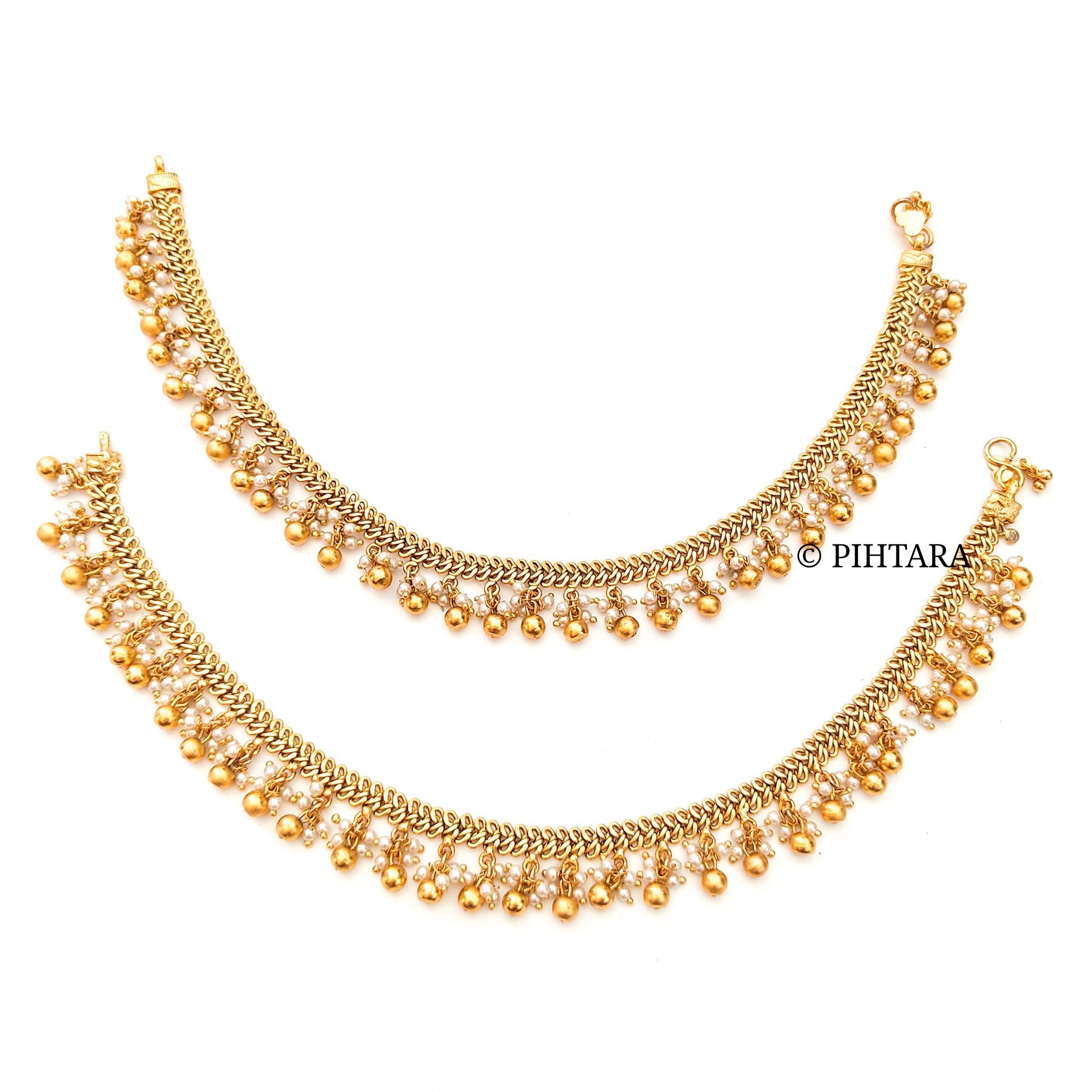 Latest gold anklet designs sale