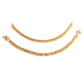 gold-plated anklets