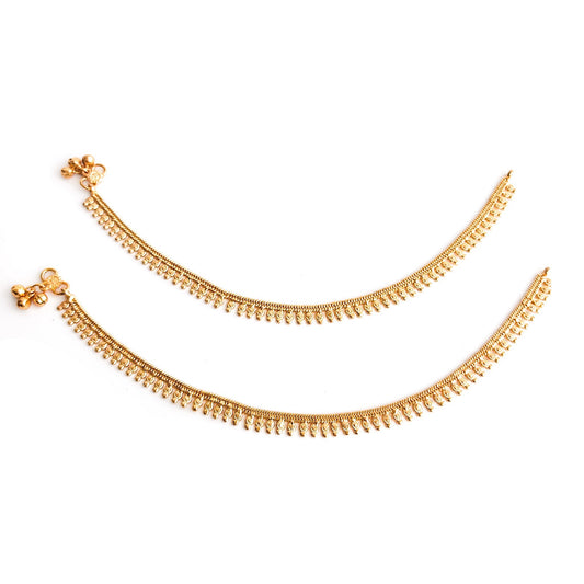 Gold anklets with price
