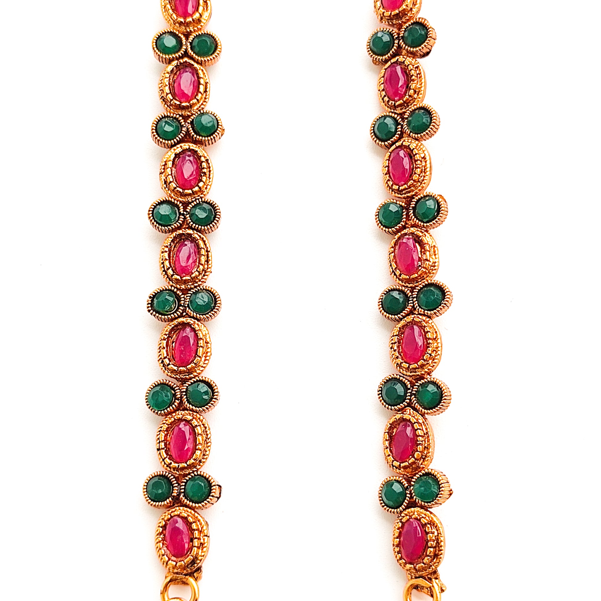 traditional straight ear chains or maatil