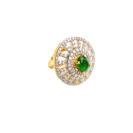 Diamond finger ring with changeable stones