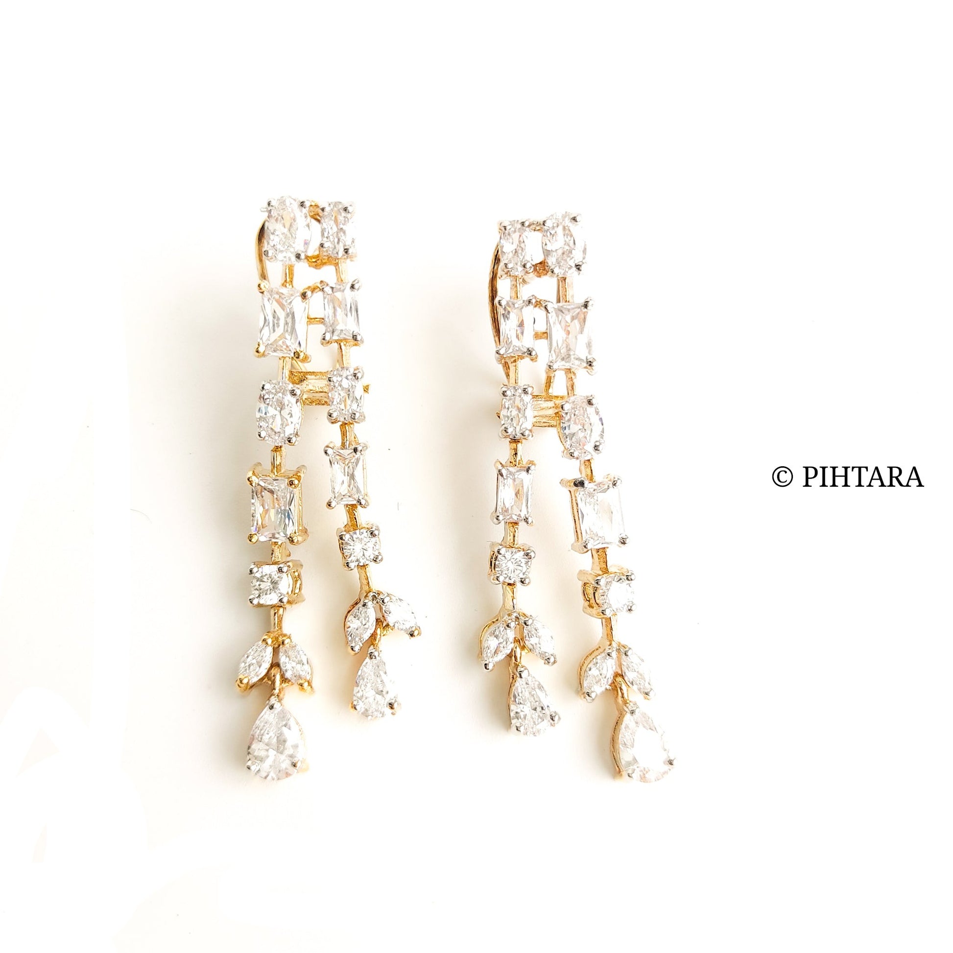 white stone necklace set
