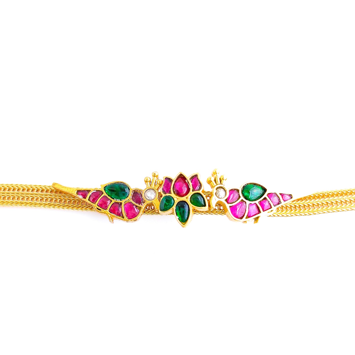 Simple Jadau kundan gold choker