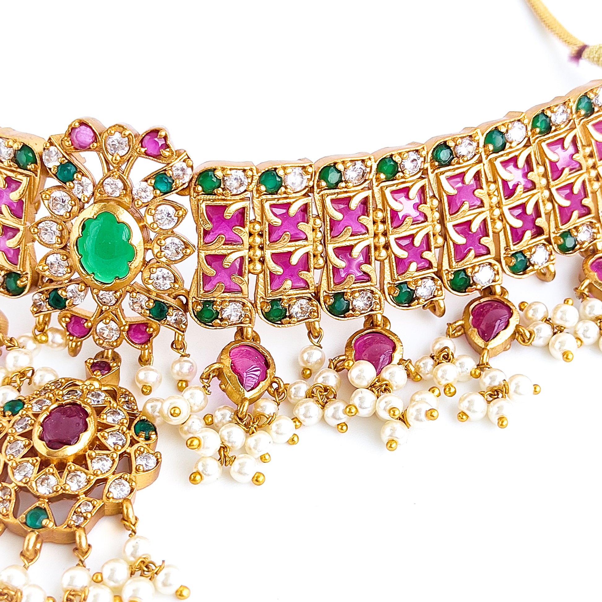 guttapusalu choker set southindian style