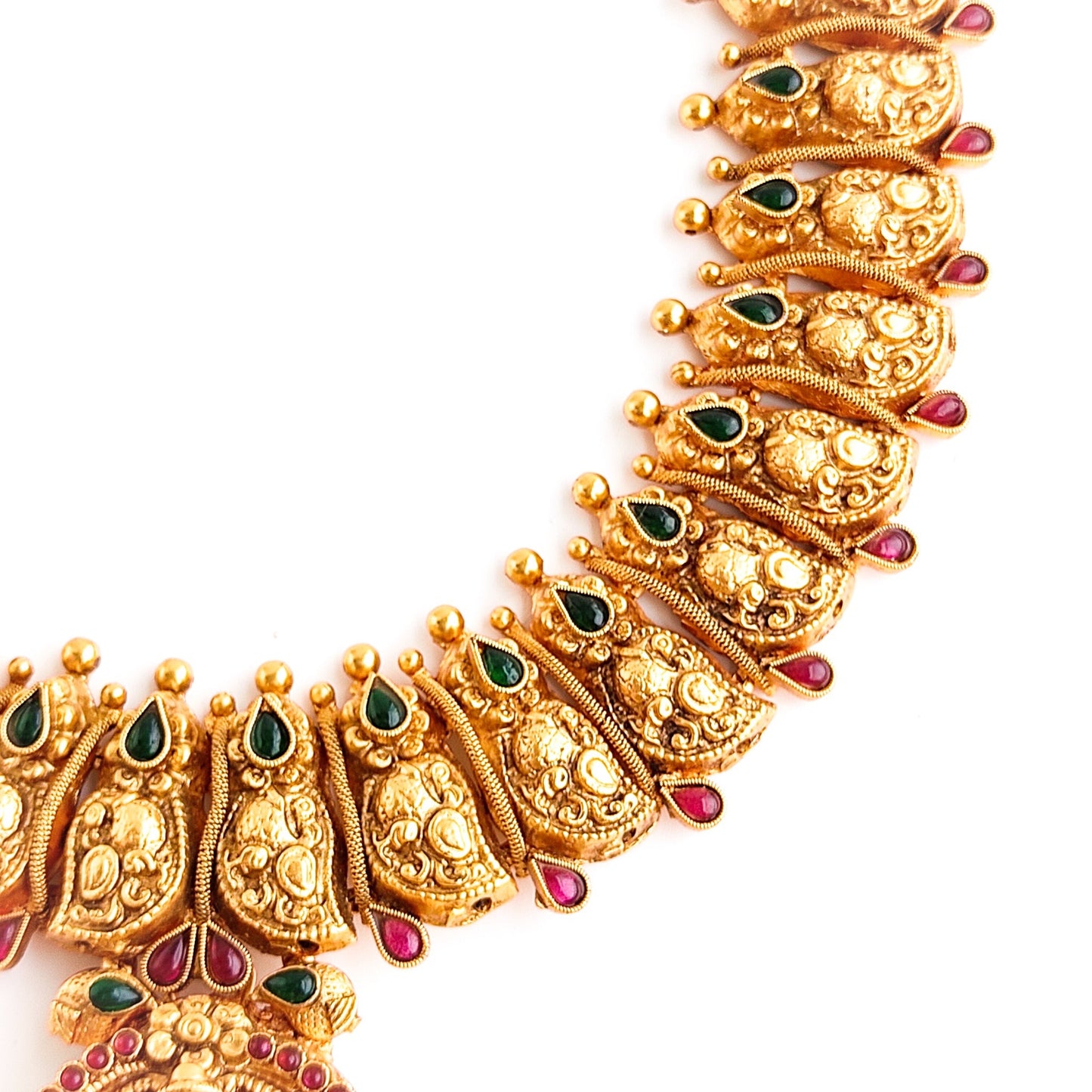 Mango design temple jewellery
