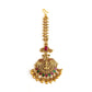 Antique maang tikka with lakshmi for south Indian brides and wedding jewellery