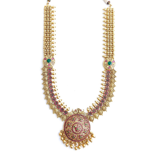 Antique gold haar set