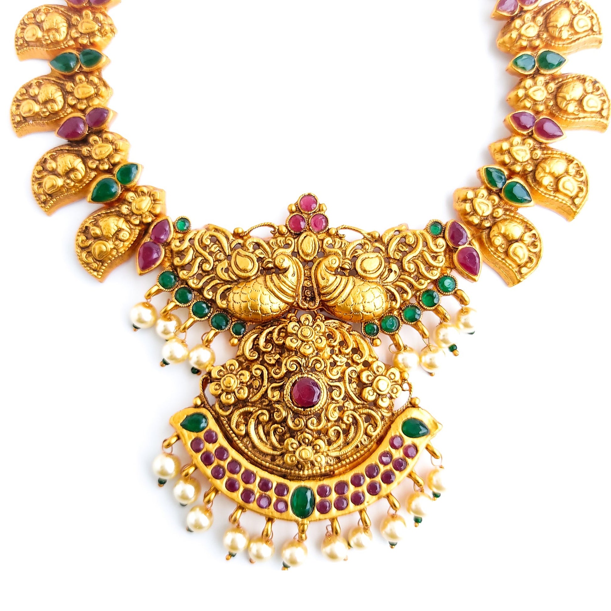 Mango design necklace set