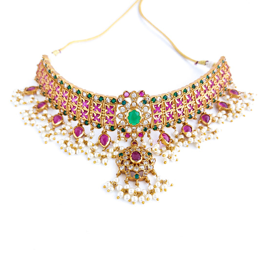 guttapusalu choker set southindian style