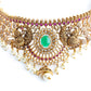 Traditional antique gold choker for Indian weddings and brides