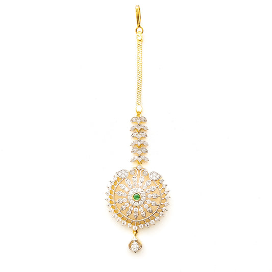 white stone diamond tikka 
