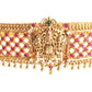 Designer gold bridal jadau kundan hip belt for sarees with price