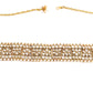 Plain kundan hip belt for lehengas