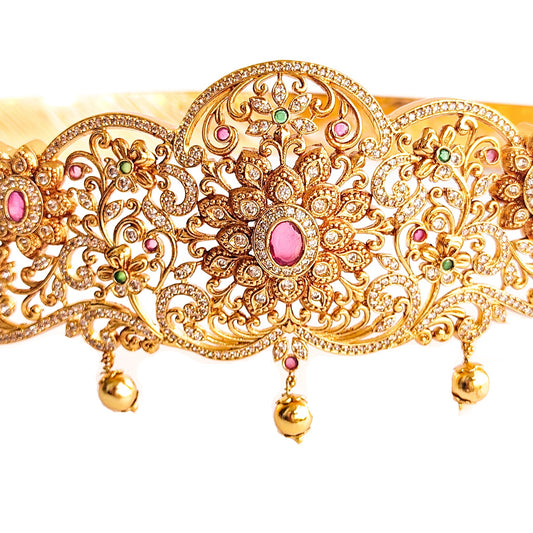 Stone bridal hip belt and waist belt for sarees with price