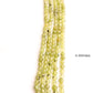 Light green beads long kundan haar set
