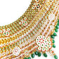 Bridal kundan necklace set with tikka