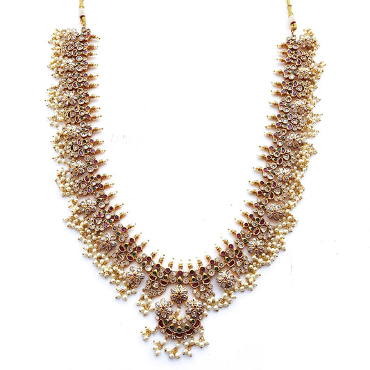 guttapussalu long necklace set