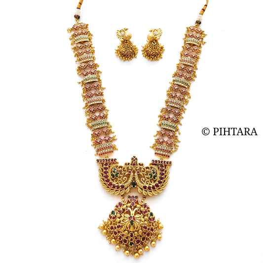 south indian jewellery long necklace 