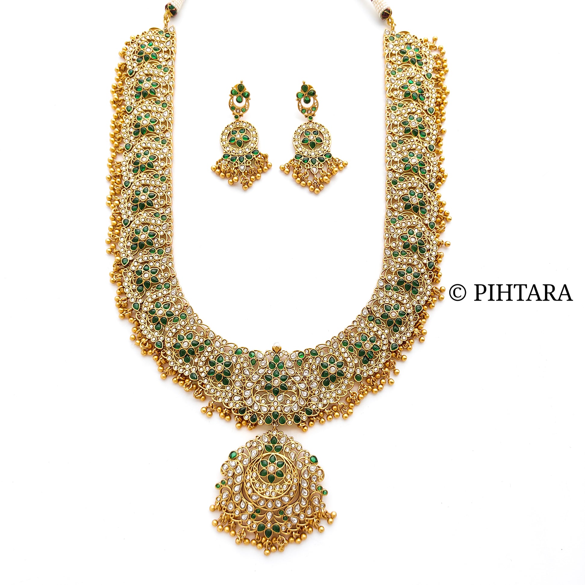 kundan bridal long necklace